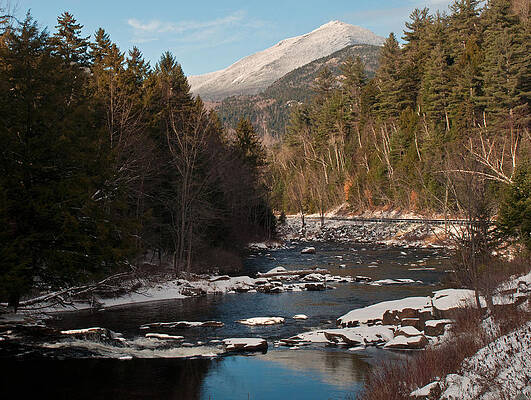 Whiteface Mountain at Monument Falls by NANCY DE FLON Whiteface Mountain at Monument Falls by NANCY DE FLON
