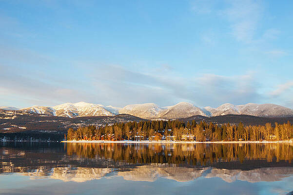 Wall Art - Photograph - Whitefish Mountain Resort Reflected by Craig Moore