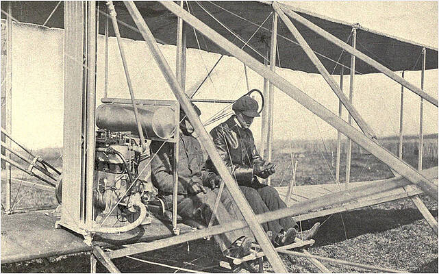 Wilbur Wright - with pupil by Charlie Ross Wilbur Wright - with pupil by Charlie Ross