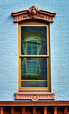 Wall Art - Photograph - Window In Window In Red Bank by Gary Slawsky
