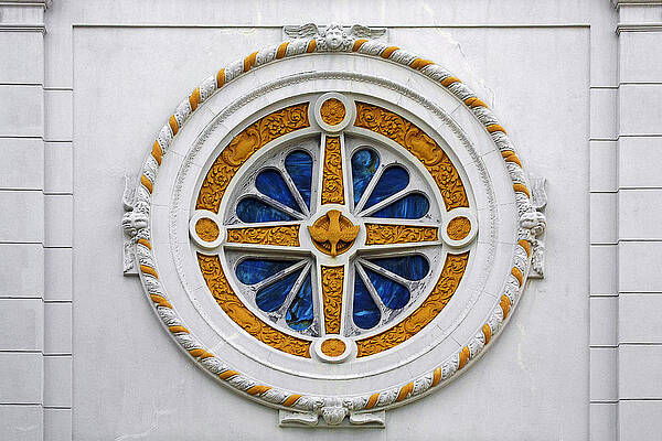 Wall Art - Photograph - Window St Mary's Church New Orleans by Alexandra Till