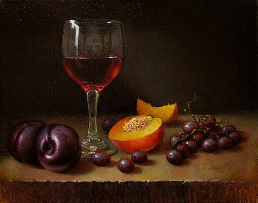 Wine Peach and Plums by Timothy Jones Wine Peach and Plums by Timothy Jones