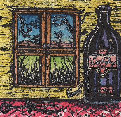  Drawing - Wine With a View by Jason Girard