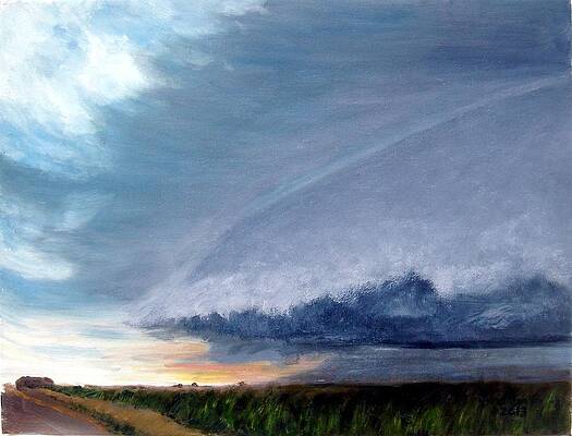 winter clouds over the fields by Amatzia Baruchi winter clouds over the fields by Amatzia Baruchi