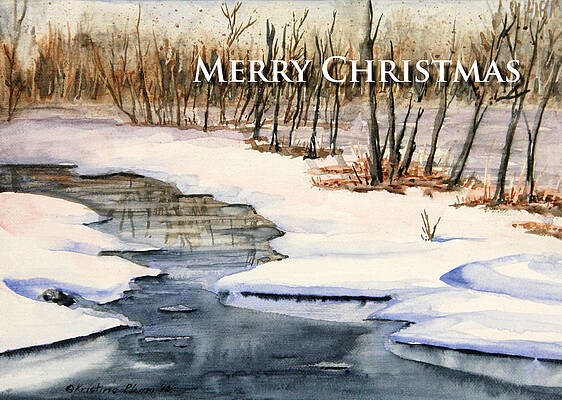Winters Delight Christmas Card by Kristine Plum Winters Delight Christmas Card by Kristine Plum
