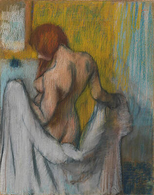 Woman with a Towel Print by Edgar Degas