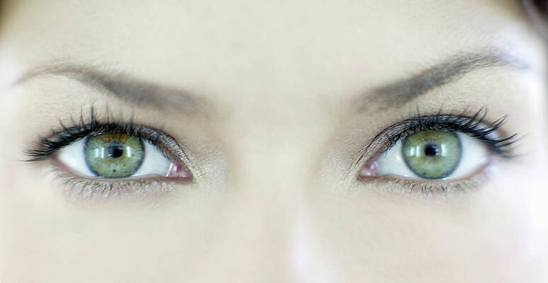 Wall Art - Photograph - Woman's Eyes Open by Science Photo Library