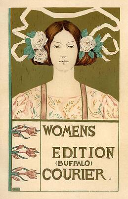 Nouveau Wall Art featuring the photograph Women's Edition Buffalo Courier by Gianfranco Weiss