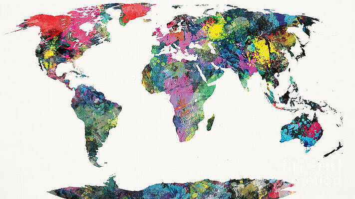 World Map by Mike Maher World Map by Mike Maher