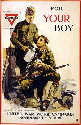 Wall Art - Painting - World War I Ymca Poster by Granger