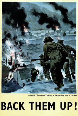 Wall Art - Drawing - Wwii Commandos, C1942 by Granger