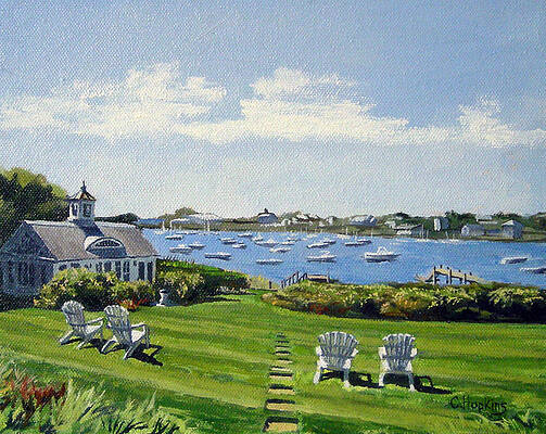 Wall Art - Painting - Wychmere Harbor Harwich Port Massachusetts Cape Cod Massachusetts by Christine Hopkins