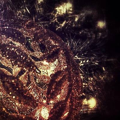 Wall Art - Photograph - Xmas Glitter Globe --- Check Out More by Mark David Gerson