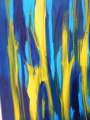 Yellow and Blue by Stacey Beecher