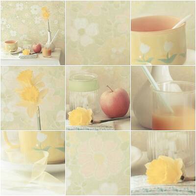 Wall Art - Photograph - Yellow Collection by Delphine Devos