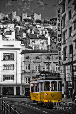 Yellow Lisbon Trolley by Timothy Hacker Yellow Lisbon Trolley by Timothy Hacker