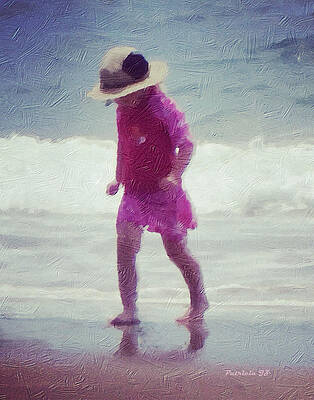 Young Girl at the Beach by Patricia Januszkiewicz Young Girl at the Beach by Patricia Januszkiewicz