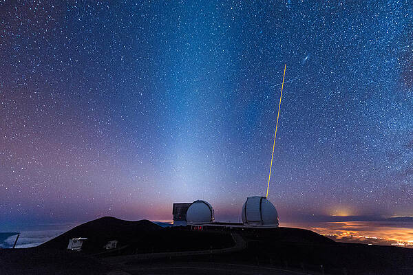 Zodiacal Light Above Mauna Kea Observatory by Jason Chu Zodiacal Light Above Mauna Kea Observatory by Jason Chu