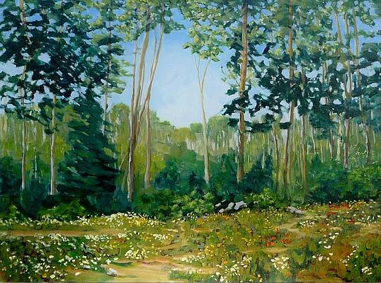 A l'oree des bois by Liliane Fournier A l'oree des bois by Liliane Fournier