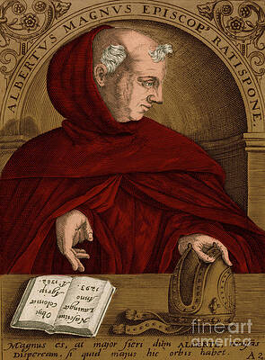 Wall Art - Photograph - Albertus Magnus, Medieval Philosopher #1 by Science Source