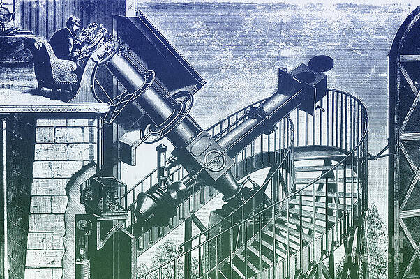 Wall Art - Photograph - Equatorial Telescope, Paris #1 by Science Source