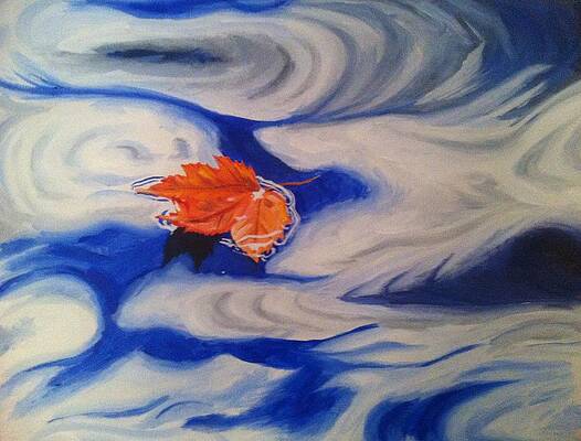 Floating Leaf by Stephanie Reid