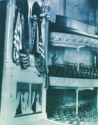 Wall Art - Photograph - Fords Theater, Lincoln Assassination #1 by Photo Researchers