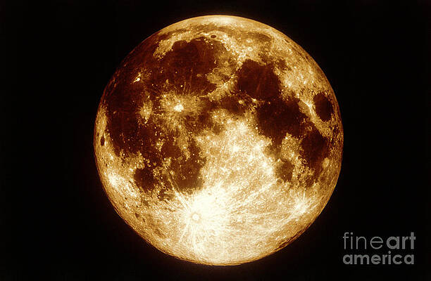 Wall Art - Photograph - Full Moon #1 by Science Source