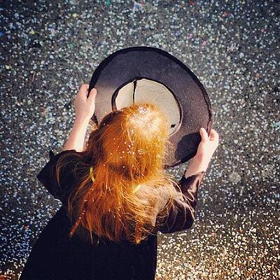 Wall Art - Photograph - Girl with empty hat waiting for donation #1 by Matthias Hauser