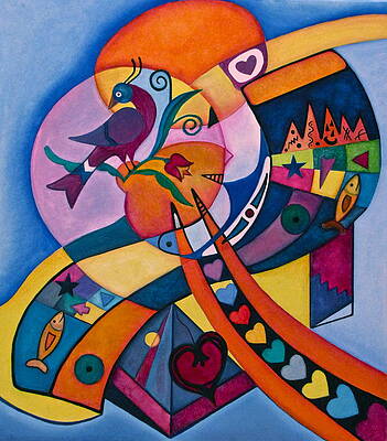 Good Luck Bird Distlefink by Lori Miller Good Luck Bird Distlefink by Lori Miller