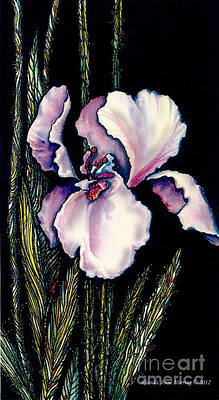 Wall Art - Painting - Iris by Rhonda Herring