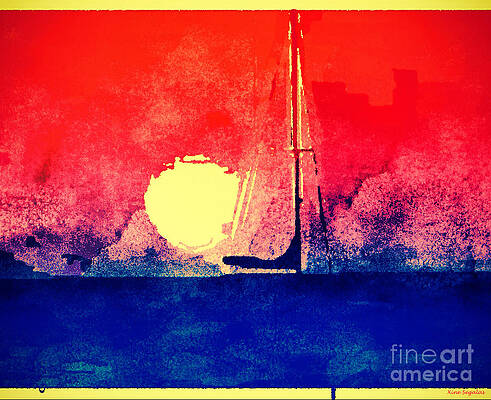 Wall Art - Photograph - Last Boat Leaving #2 by Xine Segalas