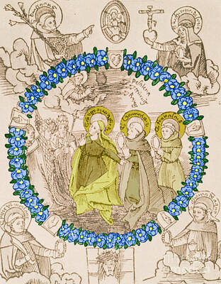 Wall Art - Photograph - Medieval Plague Card #1 by Science Source