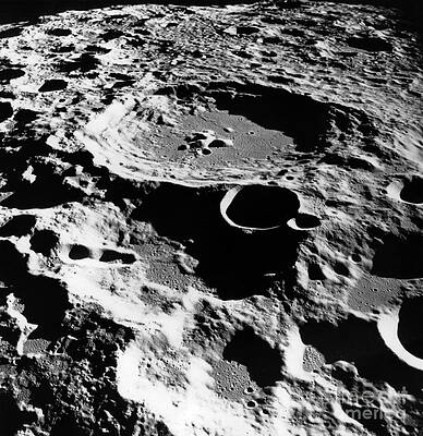 Wall Art - Photograph - Moon Surface #1 by Science Source/NASA