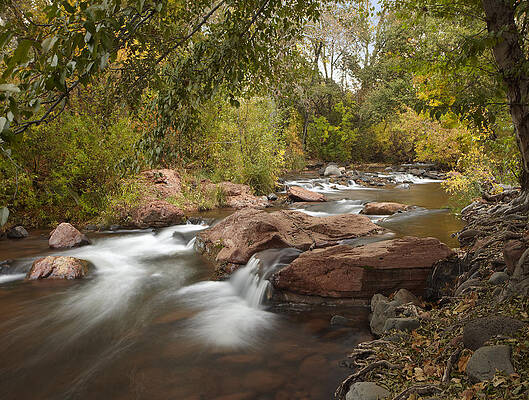 Wall Art - Photograph - Oak Creek In Slide Rock State Park #1 by Tim Fitzharris