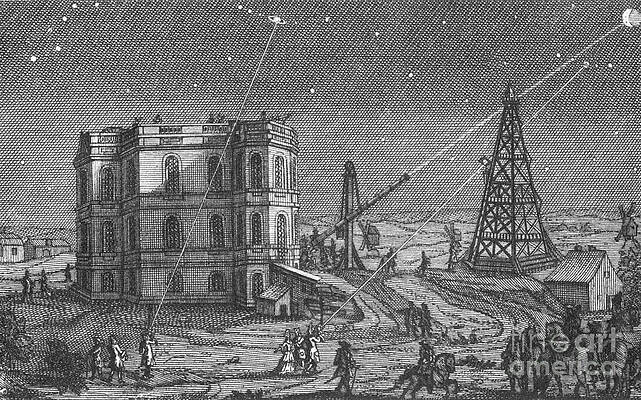 Wall Art - Photograph - Paris Observatory, 17th Century #1 by Science Source