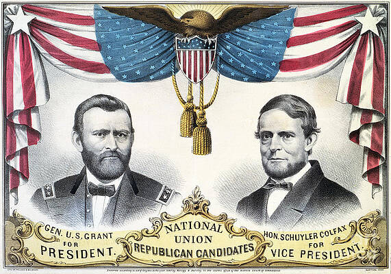 Wall Art - Photograph - Presidential Campaign, 1868 #1 by Granger