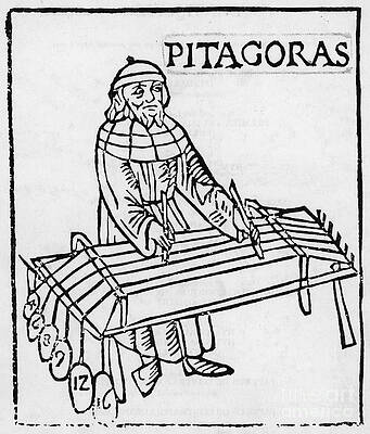 Wall Art - Photograph - Pythagoras, Greek Mathematician #1 by Science Source