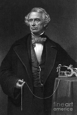 Wall Art - Photograph - Samuel Morse, American Inventor #1 by Science Source