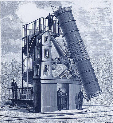 Wall Art - Photograph - Telescope At The Paris Observatory #1 by Science Source