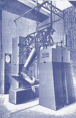 Wall Art - Photograph - Telescope, Paris Expo, 1900 #1 by Science Source