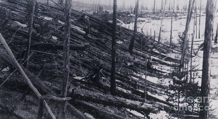Wall Art - Photograph - Tunguska Event, 1908 #1 by Science Source
