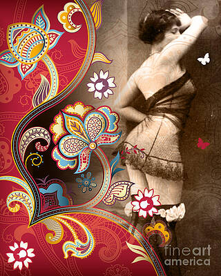 Wall Art - Photograph - Nostalgic Seduction Goddess #105 by Chris Andruskiewicz