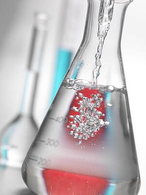 Wall Art - Photograph - Laboratory Glassware #17 by Science Photo Library