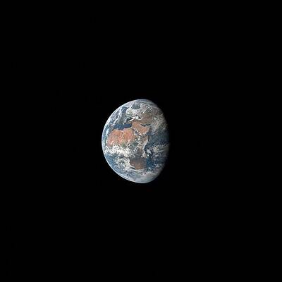 Wall Art - Photograph - Apollo 11 Earth View From Space #2 by Everett
