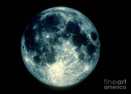 Wall Art - Photograph - Full Moon #2 by Science Source