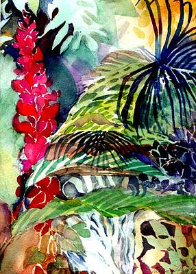 Tropical Waterfall by Mindy Newman Tropical Waterfall by Mindy Newman
