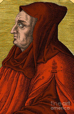 Wall Art - Photograph - Albertus Magnus, Medieval Philosopher #3 by Science Source