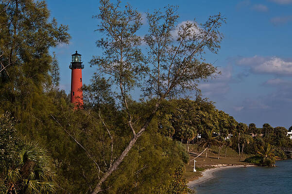 Wall Art - Photograph - Jupiter Inlet Lighthouse #3 by Ed Gleichman