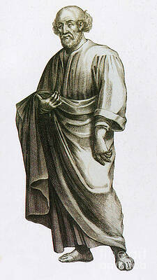 Wall Art - Photograph - Pythagoras, Greek Mathematician #3 by Science Source